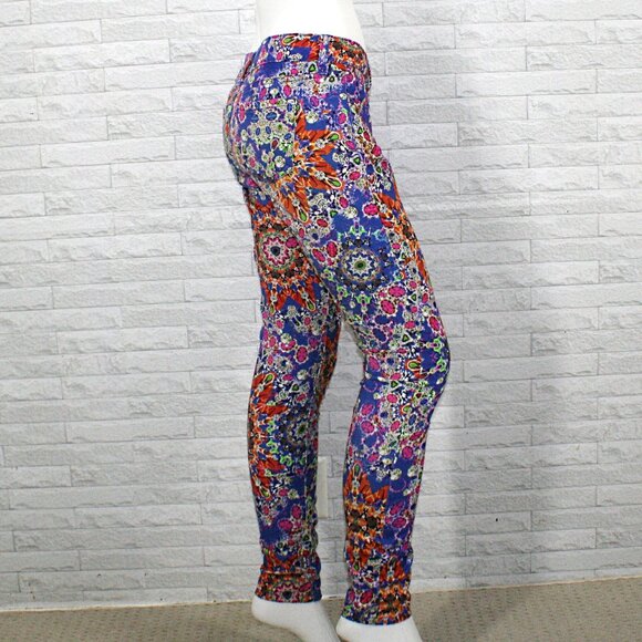 L'AMOUR NANETTE LEPORE Printed Floral Paisley Denim Jeans Leggings Jeggings 3 - Picture 3 of 13